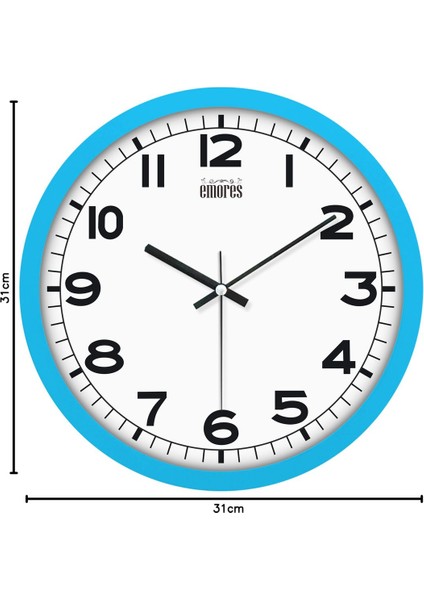 30 cm Gerçek Cam Sessiz Mekanizma Duvar Saati fırsatları