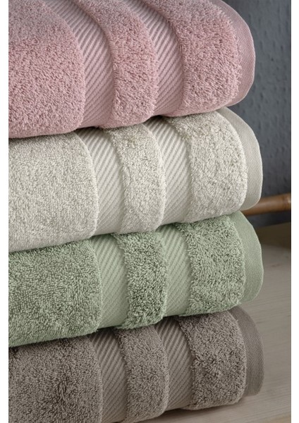 Jakarlı 4´lü 50X90 El Havlusu Nori modelleri