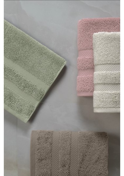 Jakarlı 4´lü 50X90 El Havlusu Nori fırsatları