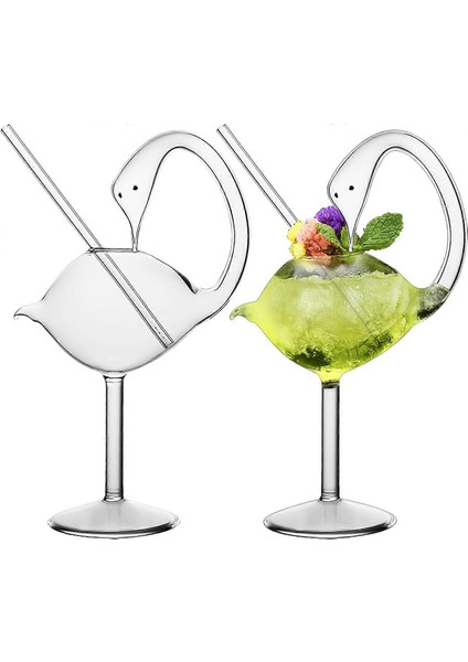 Kuğu Görünümlü Cam Bardak 2'Li fiyatları