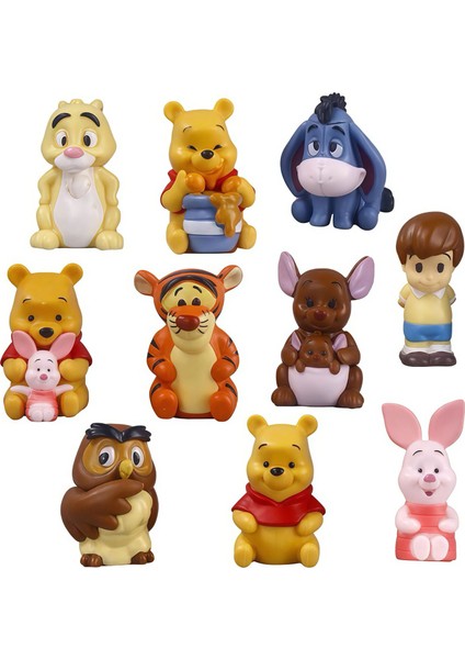 10 Parçalı Winnie The Pooh Aile Modeli Bebekleri (Yurt Dışından)