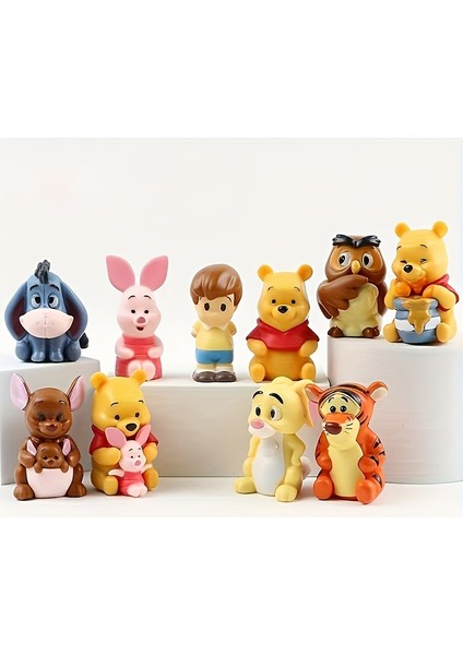 10 Parçalı Winnie The Pooh Aile Modeli Bebekleri (Yurt Dışından)