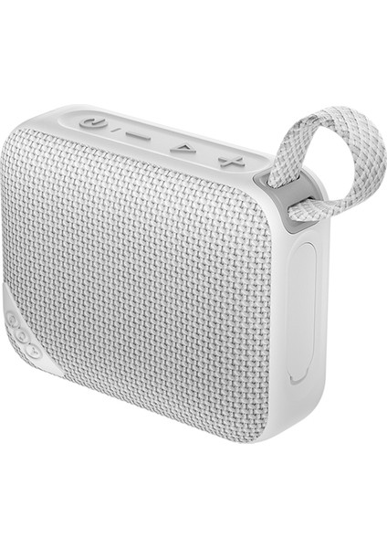 Sp2 Taşınabilir Bluetooth Hoparlör Punch Bass - 17 Saat Dinleme Rgb Işık Ip67 Tf Kart Girişli Beyaz