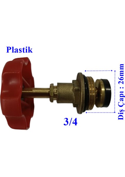 Stop Vana Kapak Takımı 3/4 Plastik