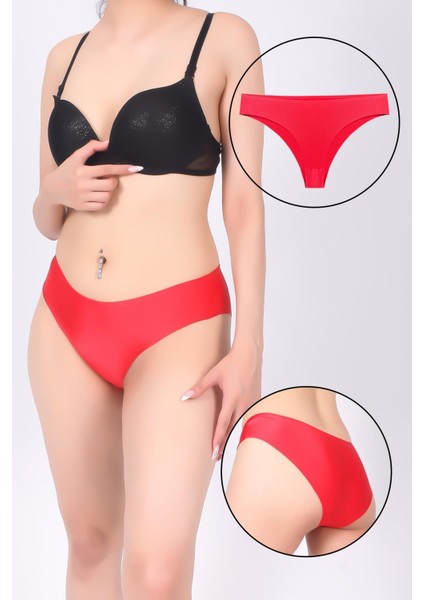 Kadın Yapıştırma Lazer Kesim Külot - KTS4055