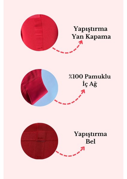 Kadın Yapıştırma Lazer Kesim Külot - KTS4055 fiyatları