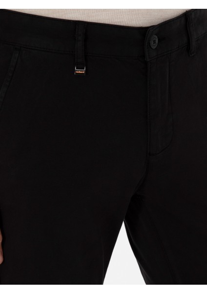 Erkek Siyah Slim Fit Kanvas Pantolon 50311593-VR046 indirimleri