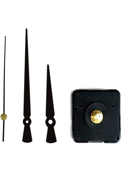 Saat Mekanizması 1. Sınıf Akar Sessiz Saat Mekanizması Askılı 3D Saatlerle Uyumlu 3 Renk Seçenekli