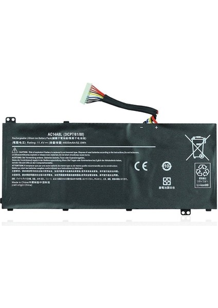 Acer Aspire V17 Nitro VN7-791 VN7-791G Notebook Batarya – Laptop Pili