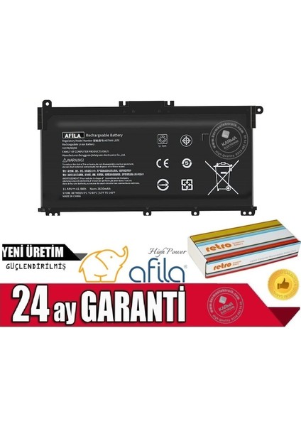 Hp Uyumlu 240 G8 (34N95ES) Notebook Bataryası, Laptop Pili
