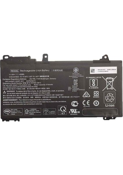 Hp Probook 450 G6 (9TV67ES) Notebook Bataryası, Laptop Pili