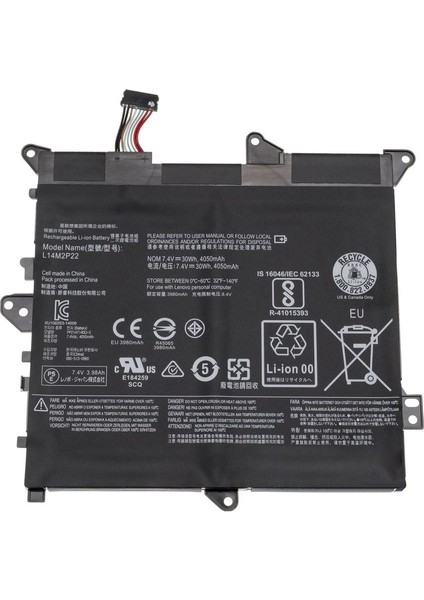 Lenovo Ideapad 300S-11IBR Notebook Bataryası, Pili