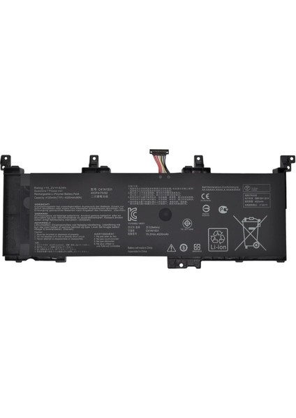 Asus Strix GL502VS-WS71, GL502VY GL502VY-1A Batarya, Pil / Ver.2