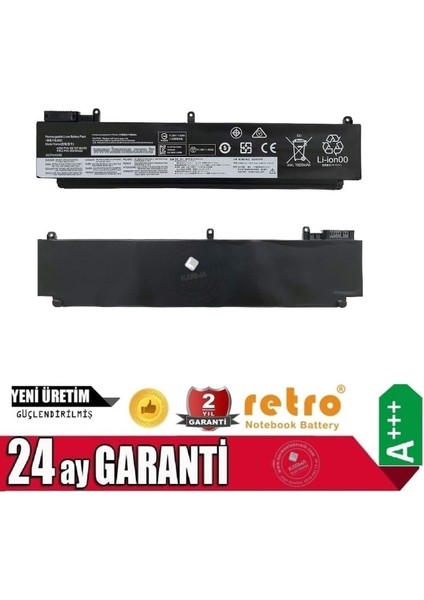 Lenovo Thinkpad 00HW036 Notebook Bataryası, Laptop Pili