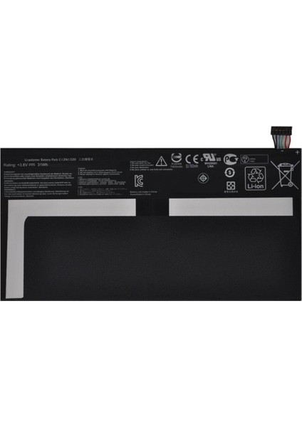 Asus Transformer T100TA, C12N1320 Notebook Bataryası, Pili / RASL-139