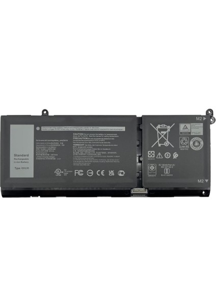 Dell Inspiron 15 3520 Notebook Bataryası, Laptop Pili / Ver.2 - 4cell