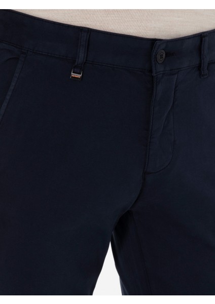 Erkek Lacivert Slim Fit Kanvas Pantolon 50311593-VR033 indirimleri