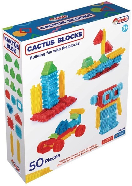 04003 Kaktüs Blok 50 Parça -Dede