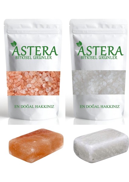 2 kg Himalaya Tuzu İri + 2 kg Kaya Tuzu İri + 1 Adet Himalaya Sabunu + 1 Adet Kaya Tuzu Sabunu