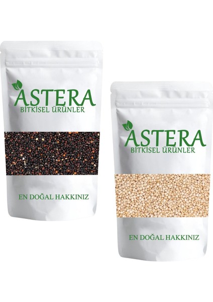 50 gr Glutensiz Siyah Kinoa + 50 gr Glutensiz Beyaz Kinoa Set