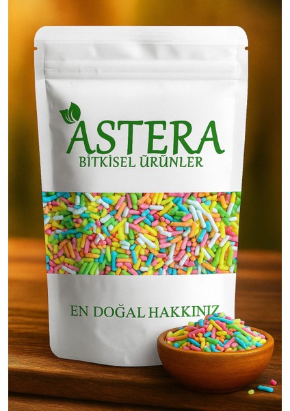 250 gr Renkli Pasta Süsü granül