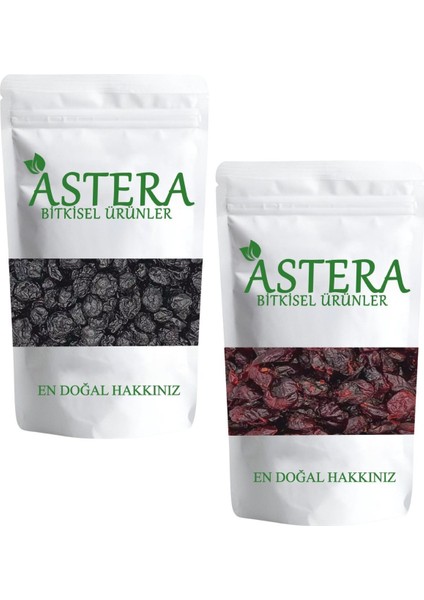 250 gr Blueberry - 250 gr Cranberry ( Turna Yemişi )