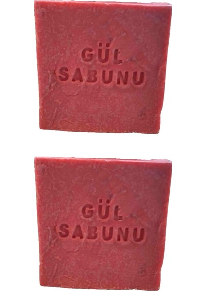 2 Adet Doğal Gül Sabunu El Yapımı
