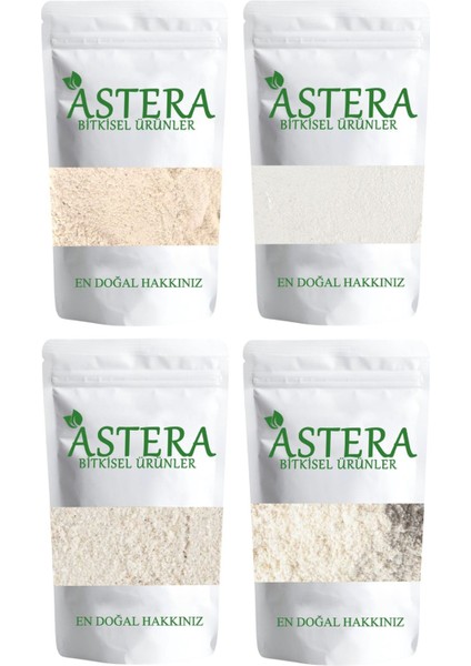 4 x 1 kg Glutensiz Un ( Sorgum Unu + Ak Darı Unu + Kara Buğday Unu + Pirinç Unu ) Serisi