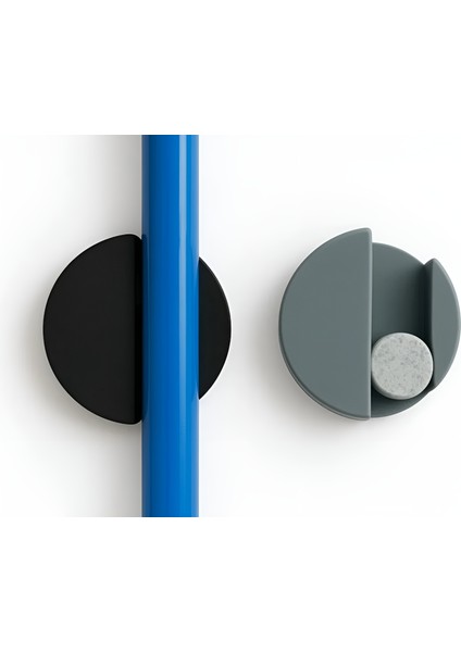 Çok Amaçlı Duvar Tipi Süpürge & Mop Tutucu | Otomatik | Bantlı Montaj