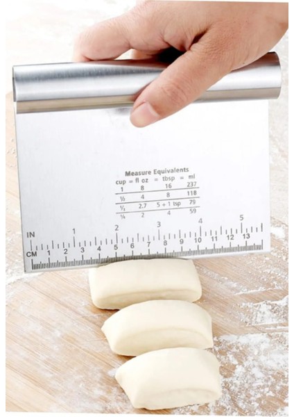 Hamur Açma Seti, Metal Oklava 60-90 Cm, Silikon Mat, Ahşap Merdane, 5 Bıçaklı Mantı Kesici , Spatula indirimleri