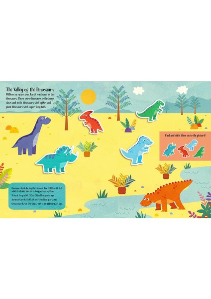 Imagıne That Felt Stickers Dinosaur Play Book