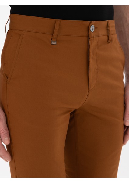 Erkek Açık Kahverengi Slim Fit Kanvas Pantolon 50287105-VR002 indirimleri