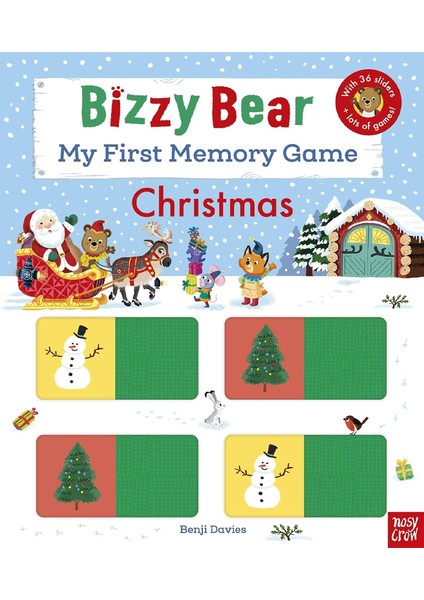 Bizzy Bear My First Memory Game Book - Christmas