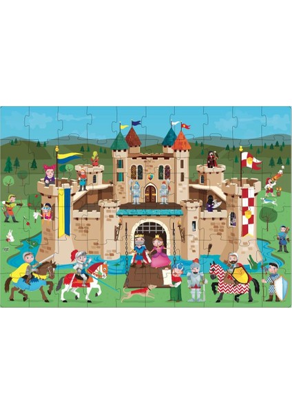 Giant Puzzle // Knight Castle (60 Parça)