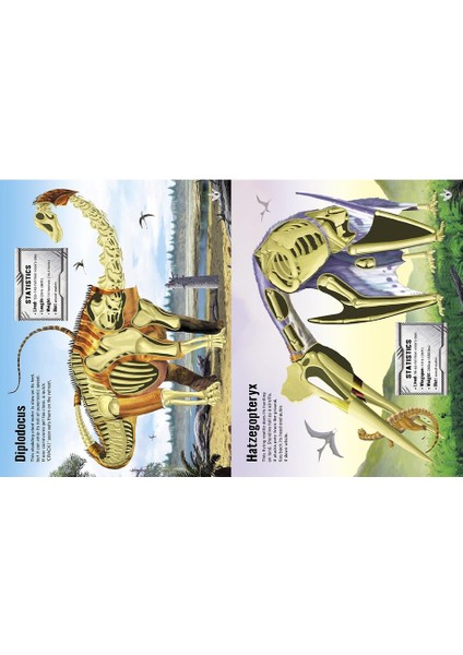 Build Your Own Dinosaurs Sticker Book Usborne Publishing