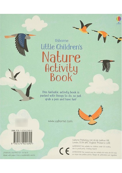 LITTLE CHILDREN'S NATURE ACTIVITY BOOK fiyatları