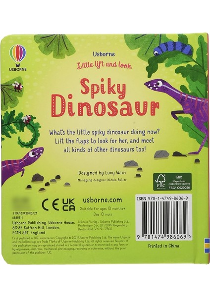 Lift And Look Spiky Dinosaur fiyatları