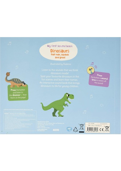 My Fırst Sound Book: Dınosaurs fiyatları