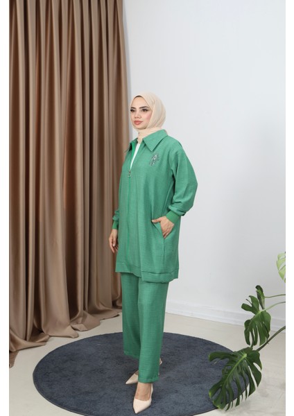 Fermuarlı Keten Takım fiyatları