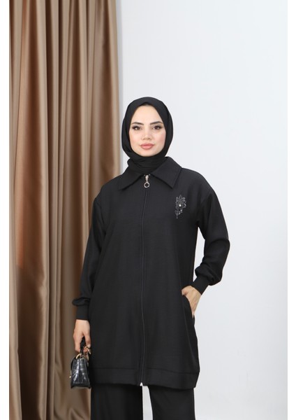 Fermuarlı Keten Takım indirimleri