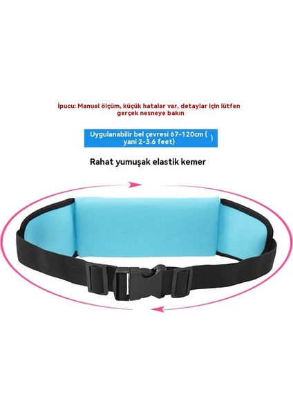 Spor ve Eğlence Bel Çantası Su Geçirmez Yakın Cep Telefonu Çantası Açık Bisiklet Sürme Koşu Su Bardağı Çantası (Yurt Dışından) modelleri