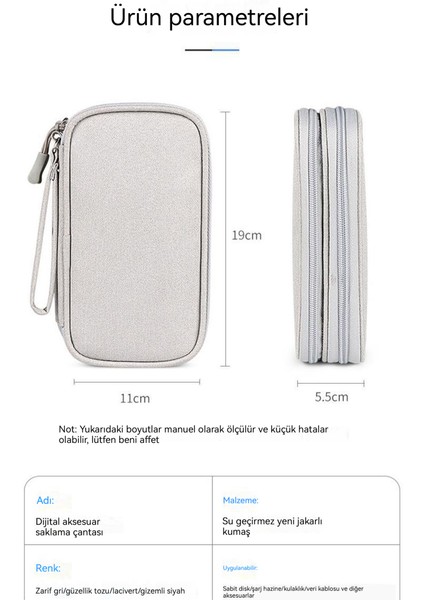 Dijital Aksesuarlar Depolama Çantası Çok Katmanlı HDD Koruyucu (Yurt Dışından) fırsatları