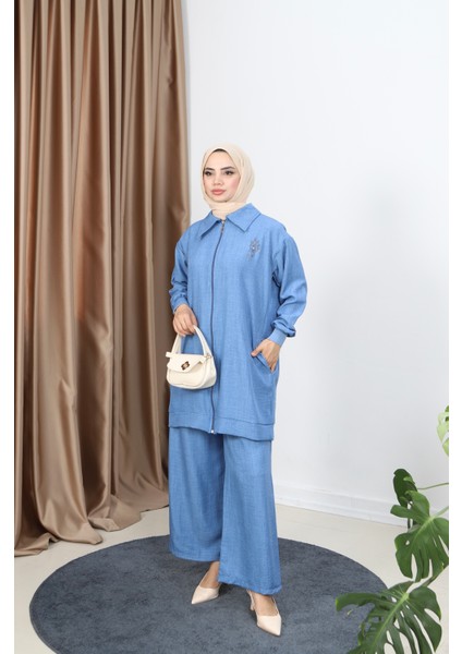 Fermuarlı Keten Takım fiyatları