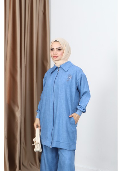 Fermuarlı Keten Takım fırsatları