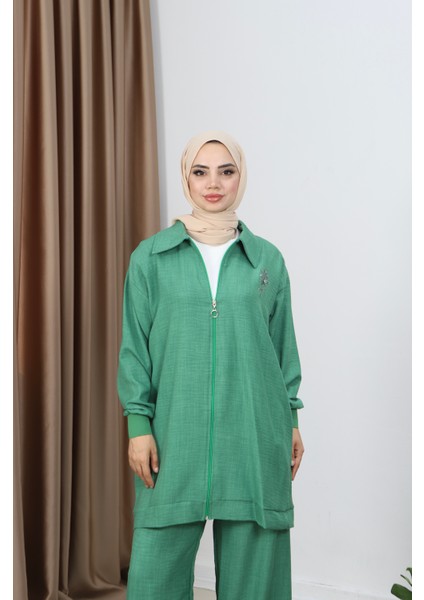 Fermuarlı Keten Takım fırsatları