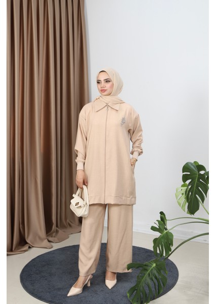 Fermuarlı Keten Takım fiyatları