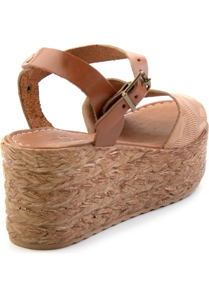 Bej Leather Kadın Sandalet K05197004003 modelleri