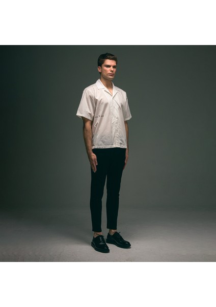 Tasarım Baskılı Oversize Gömlek