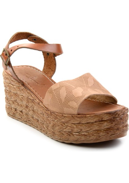 Bej Leather Kadın Sandalet K05197004003 fiyatları