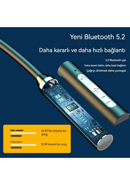 Bluetooth Kablosuz Kulaklık Spor Kulak Içi Boyun Bluetooth Kulaklık (Yurt Dışından) fiyatları